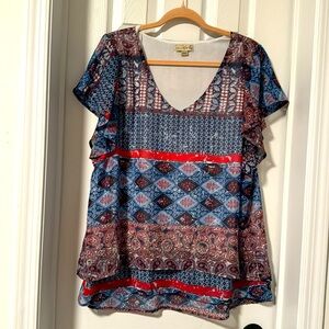 Beautiful blouse by Live and Let Live.